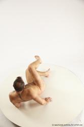 Nude Man White Laying poses - ALL Average Short Brown Laying poses - on side Multi angles poses Realistic